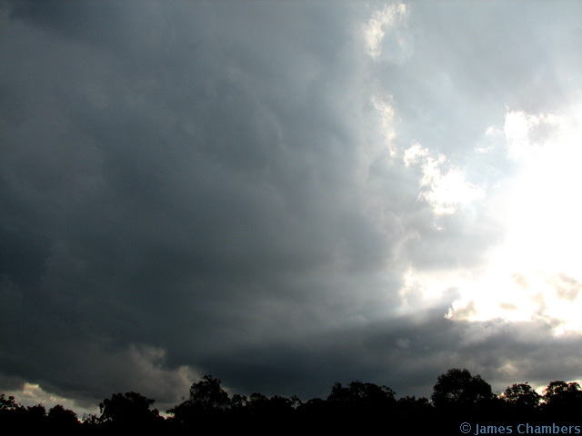 Weak storms staying to my west