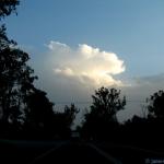 Heading towards decaying storms in the Beaudesert area.