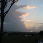 A lovely sunset amongst weak development near Jimboomba.