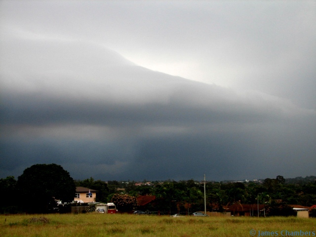 Guster approaching. There was a fair bit of lightning with the storms, but not initially in my position.
