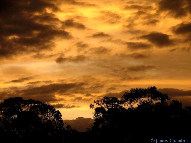 Nice sunset starting