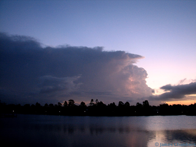 This storm was electrified - mostly in-cloud