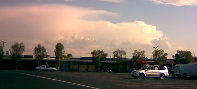 3.05pm looking south towards Beaudesert - Boonah. (Cropped pic from phone)