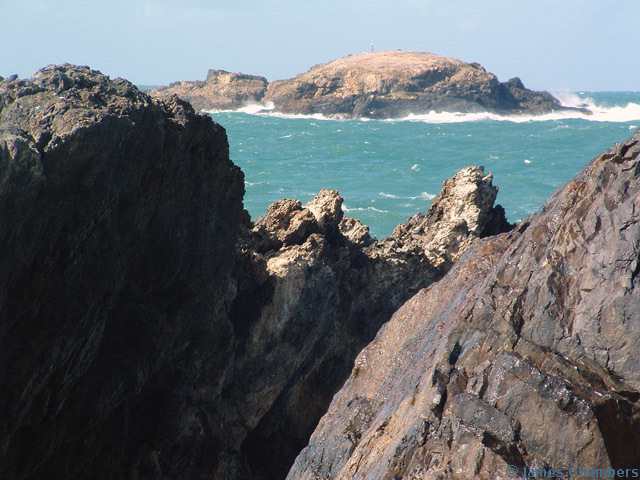 View east from Coffs breakwater