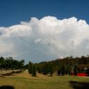 3 images stitched together showing the whole storm. Photo taken at Jindalee.