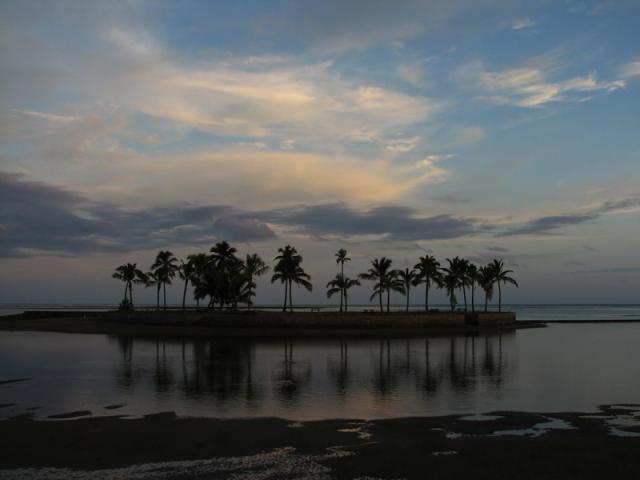 "Naviti Island" close to sunset