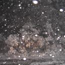 When we were up there, it constantly snowed. I'd say it would have snowed there from about 7pm to sunrise the next day!
