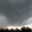 Storm is cranking now! I could hear hail in the distance.