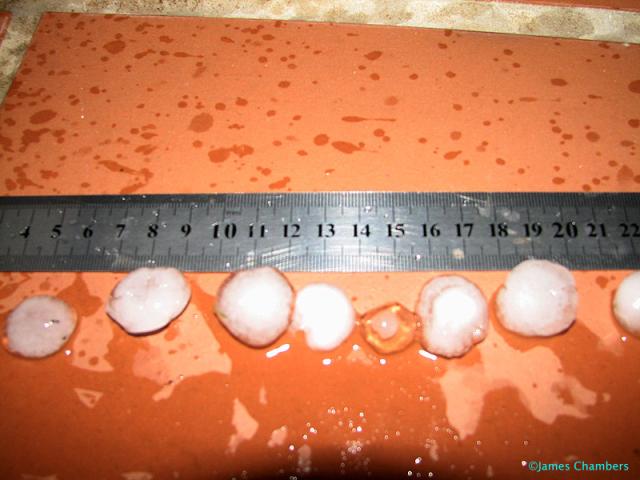 Hail + ruler. 