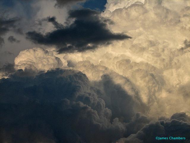 Awesome updrafts as the storms move away