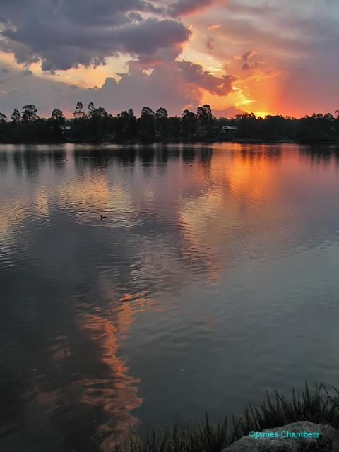 Nice reflections at sunset