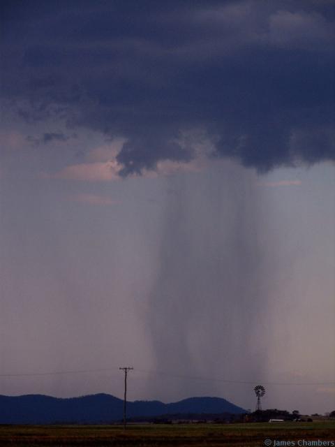 A heavy rainshaft