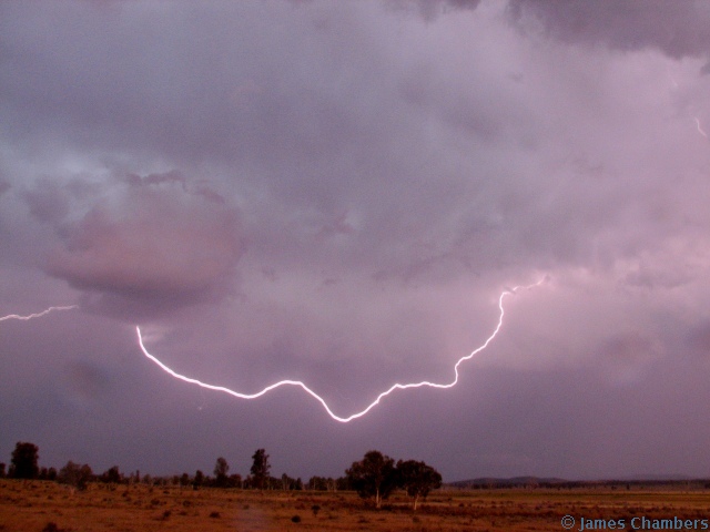 Outflow and light rain was proving to be very annoying, so it was good to get this shot