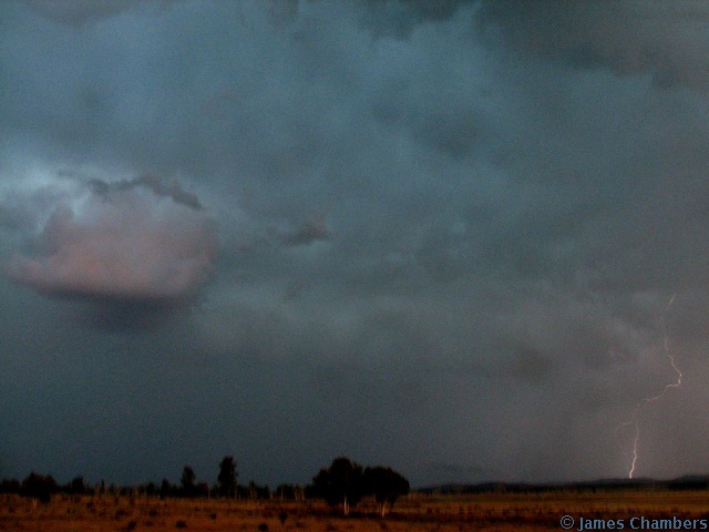 A distant CG amongst the light rain (just outside of Inglewood)