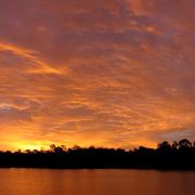 Sunset panorama @ Forest Lake