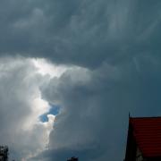 A crisp updraft rotates on Xmas Day 2005. CAPE was well over 4000 at the time!