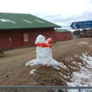 A rather sad melting snowman in Guyra